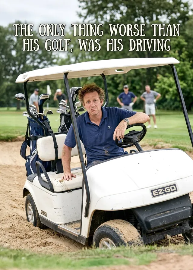 Golf Cart Driving Disaster
