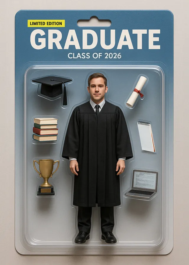 Graduation Action Figure