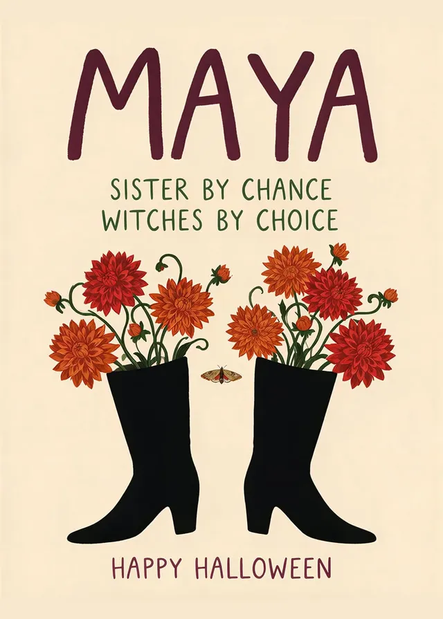 Witches By Choice Halloween Blooms