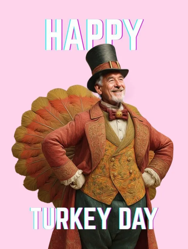 Dapper Turkey Day Face Swap