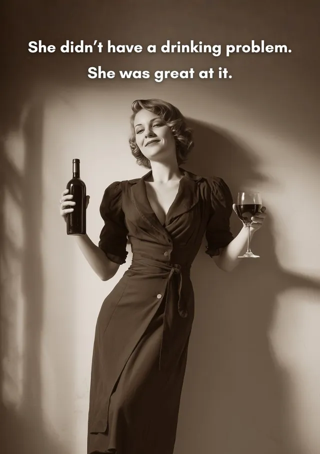 Retro Wine Queen