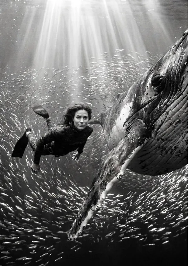 Epic Whale Dive Encounter