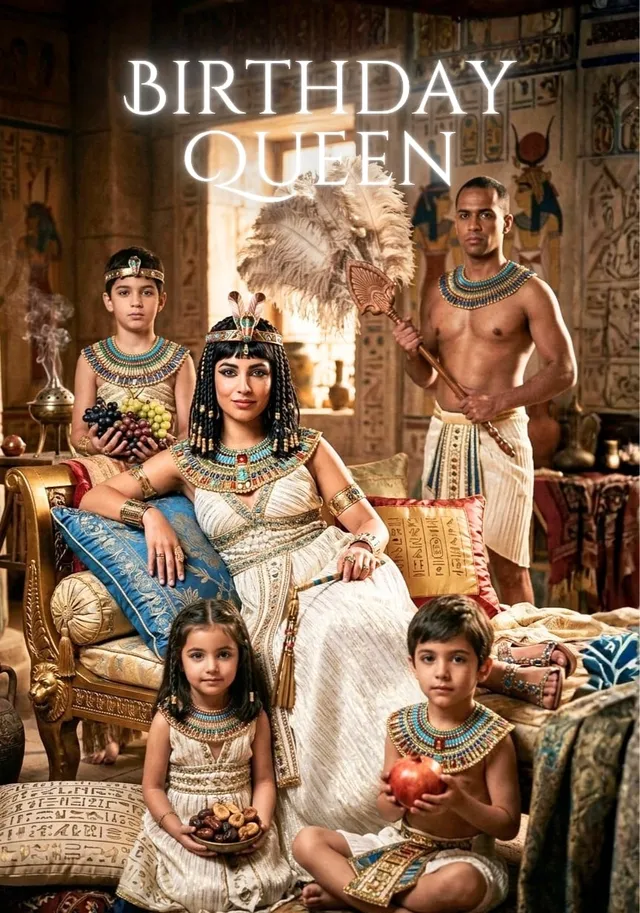 Egyptian Birthday Queen