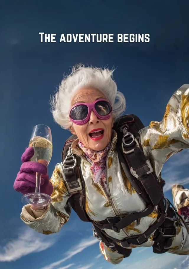 Champagne Skydive Daredevil