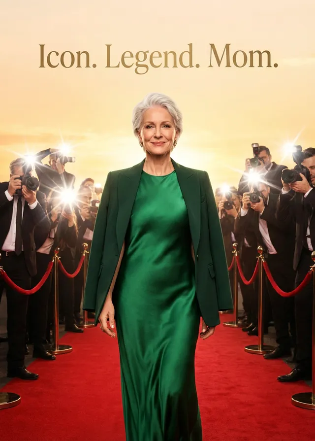 Red Carpet Mom Entrance