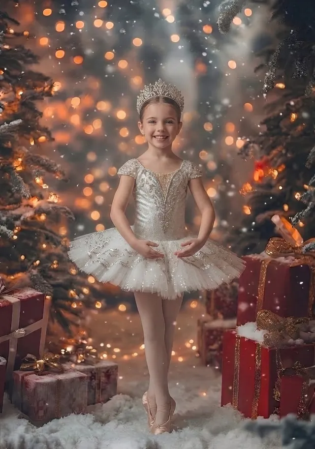 Snowy Christmas Ballerina Princess