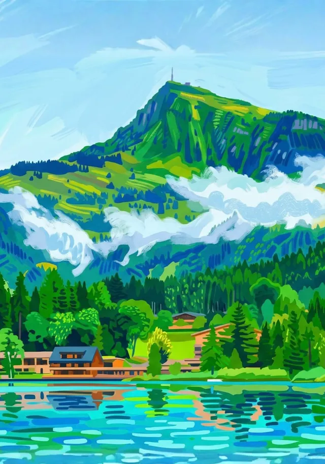Bold Colours Landscape