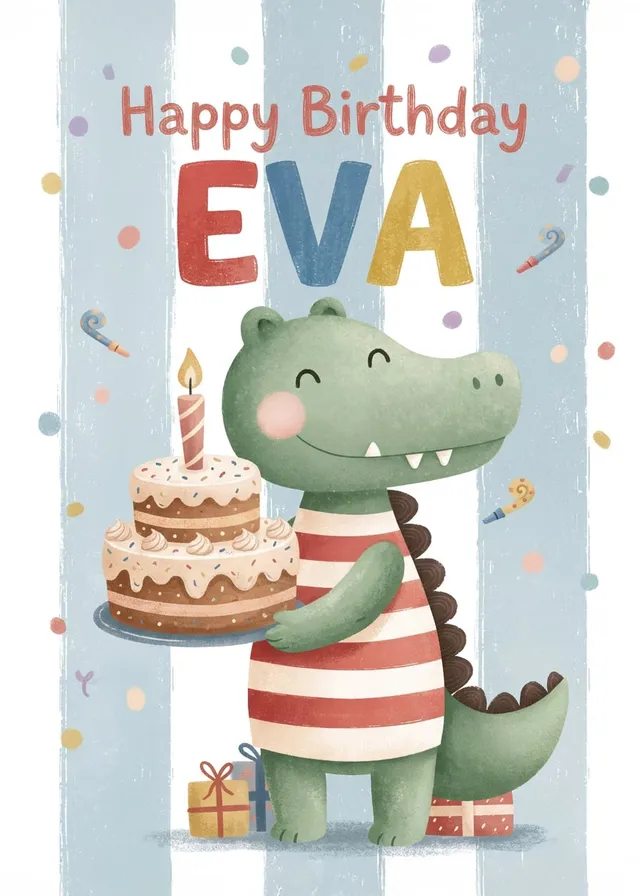 Crocodile Birthday Cake Party