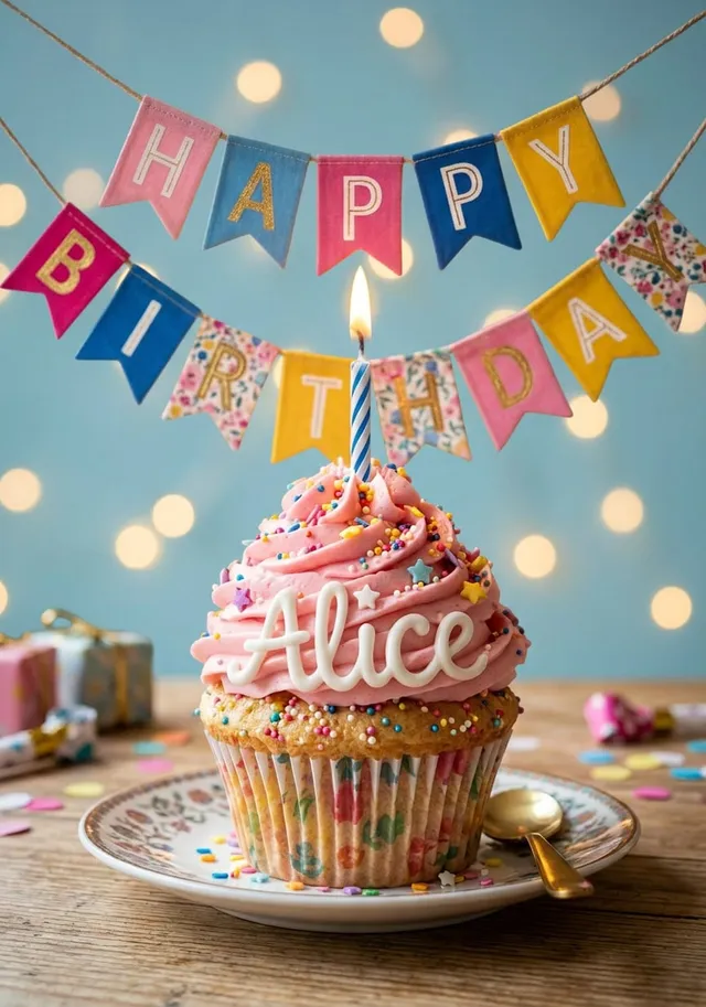 Birthday Cupcake Surprise