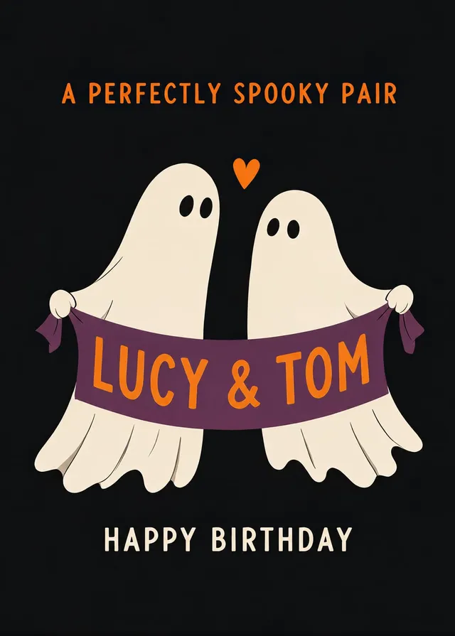 Perfectly Spooky Birthday Pair