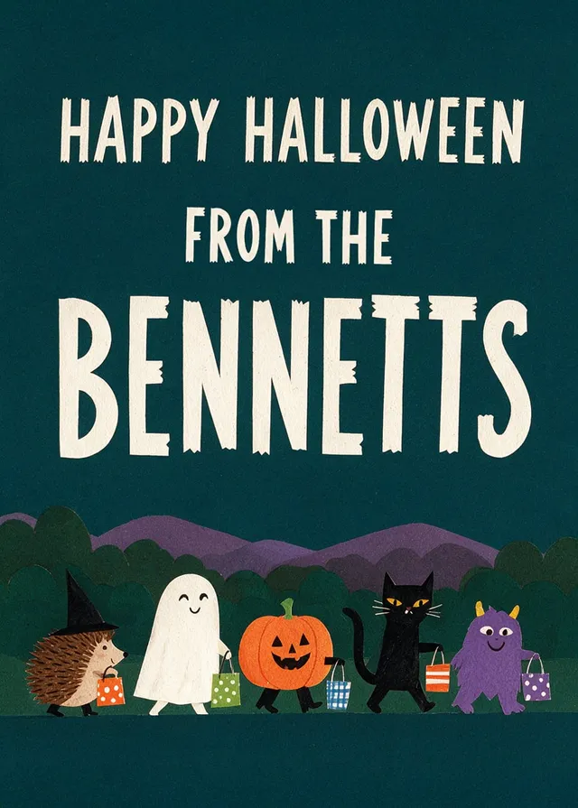 Happy Halloween Family Parade