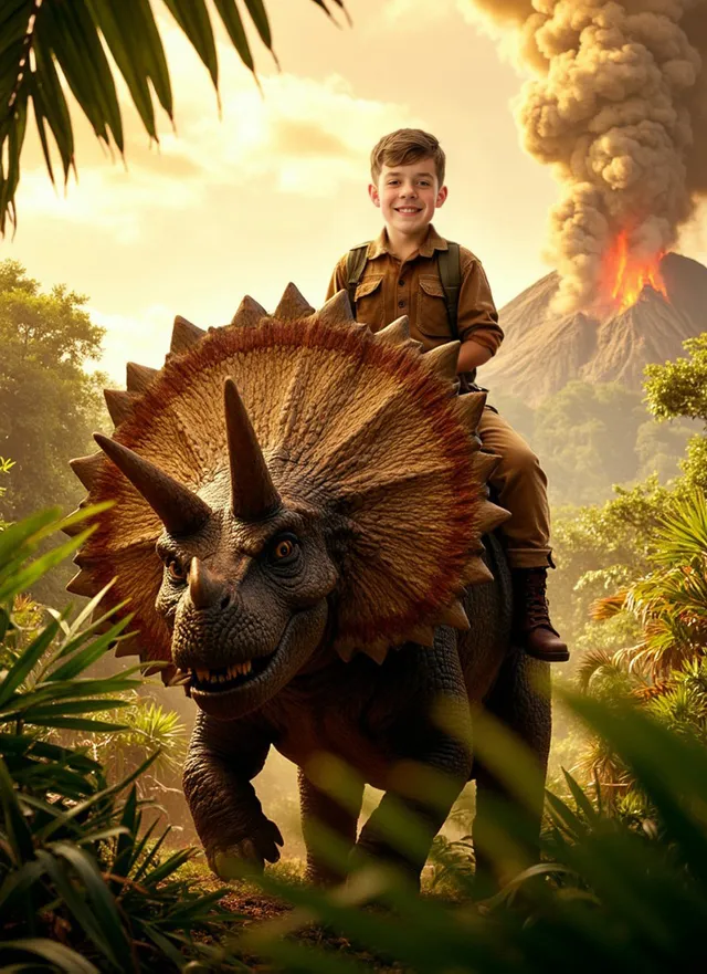 Triceratops Explorer Boy