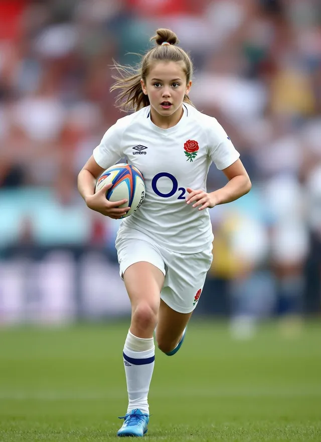 Girl Rugby Player Birthday