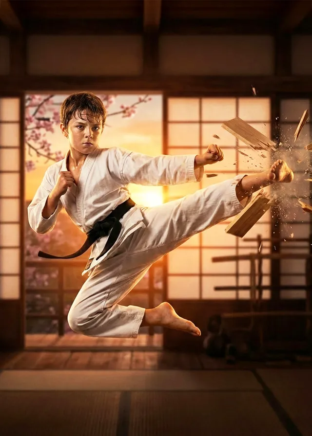 Sky High Karate Kick