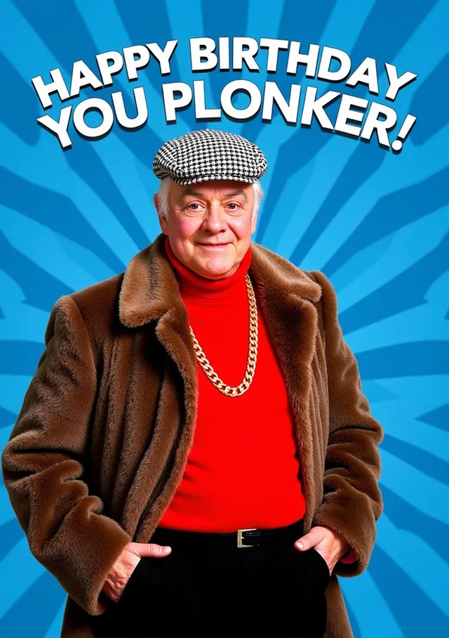 Happy Birthday You Plonker