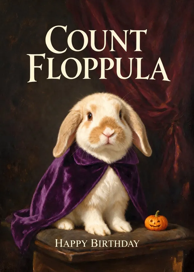 Velvet Vampire Count Birthday