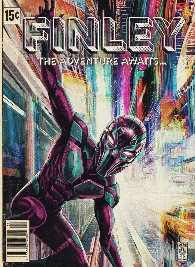 Neon city vigilante