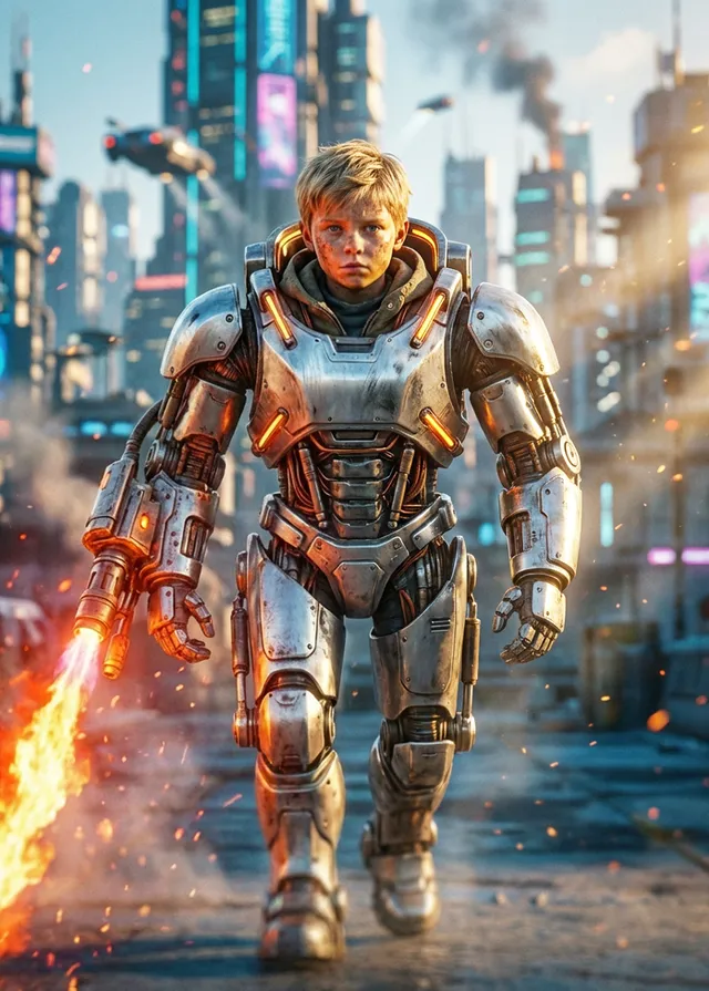 Neon City Battle Suit