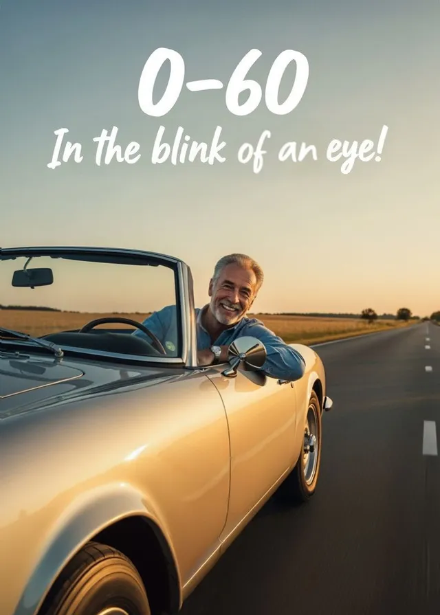 Zero To Sixty Birthday Ride