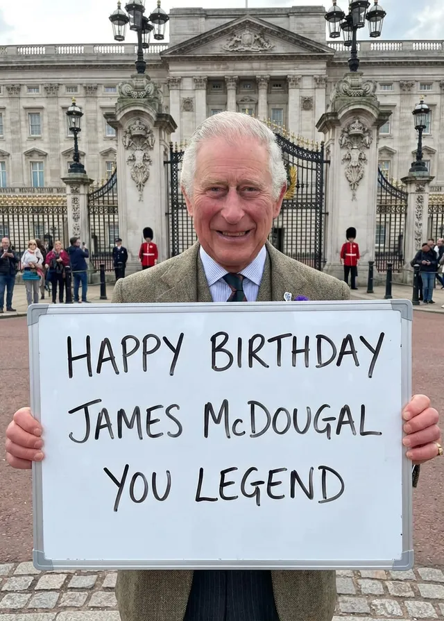 King Charles Birthday Shoutout