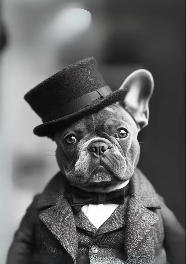 Dapper Top Hat Pup