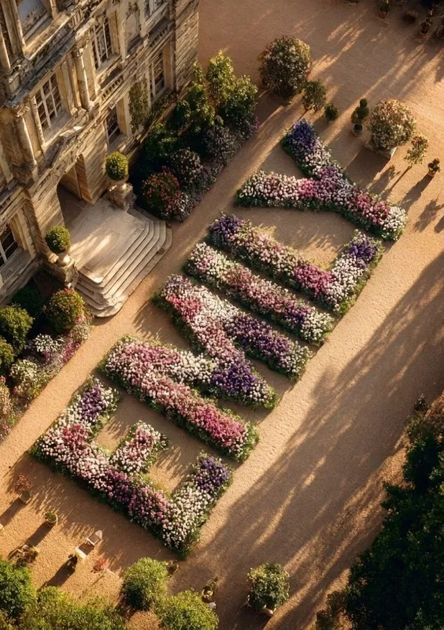 Elegant Floral Name Display