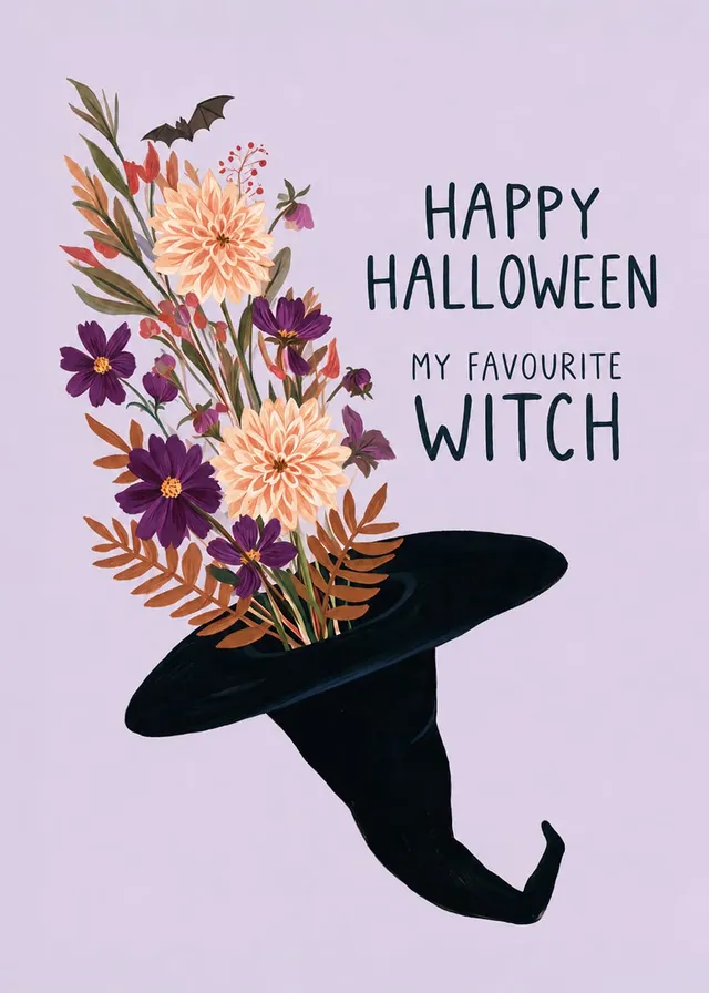 My Favourite Witch Halloween Blooms