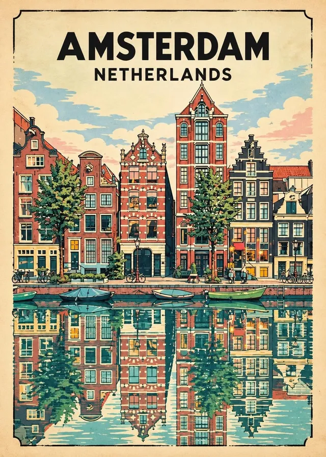 Vintage Travel Illustration