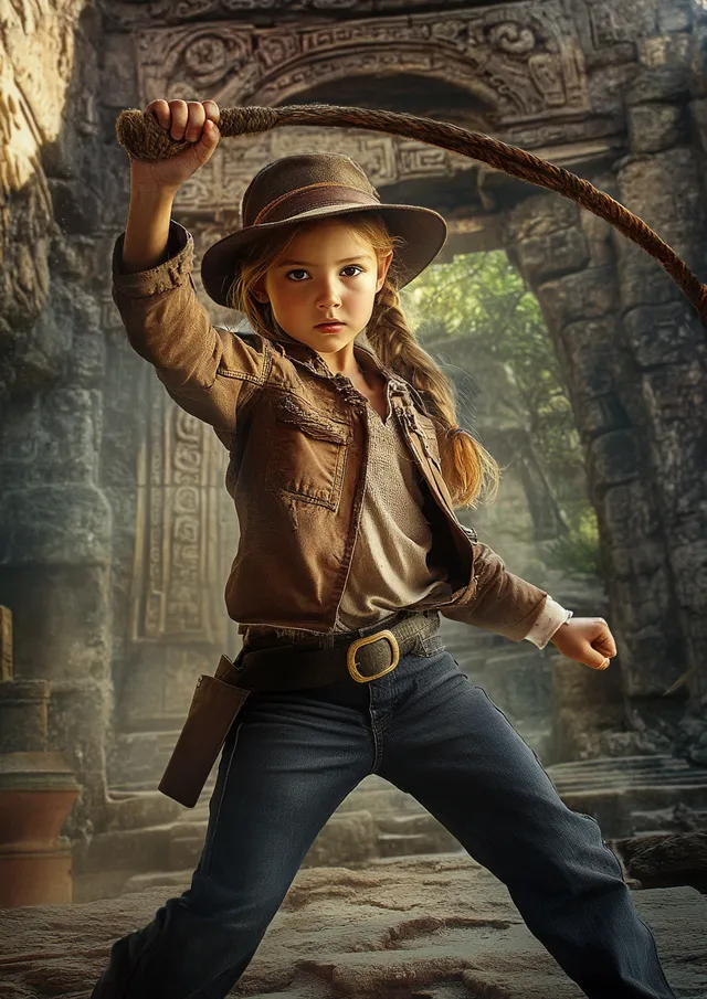 Whip-Cracking Temple Explorer