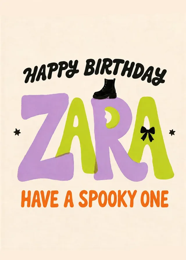 Spooky Birthday Name Magic