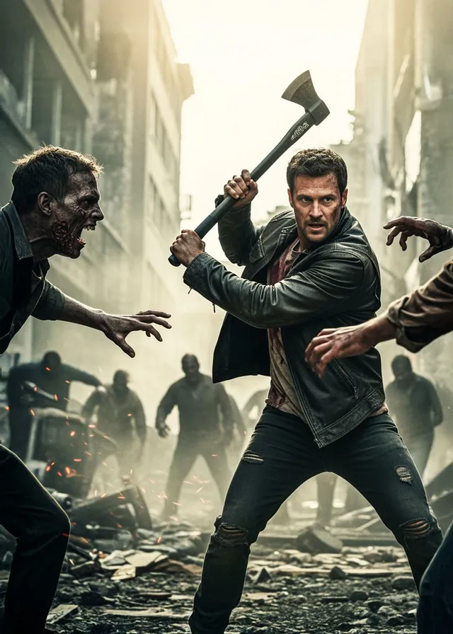 Axe-Wielding Zombie Survivor