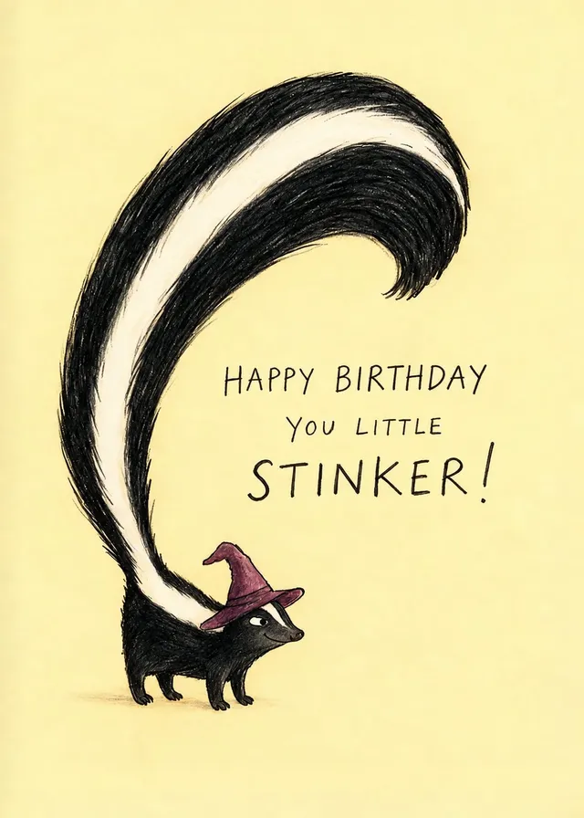 Happy Birthday Little Stinker