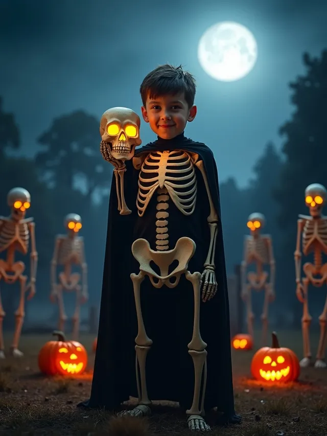 Skeleton Boy Halloween