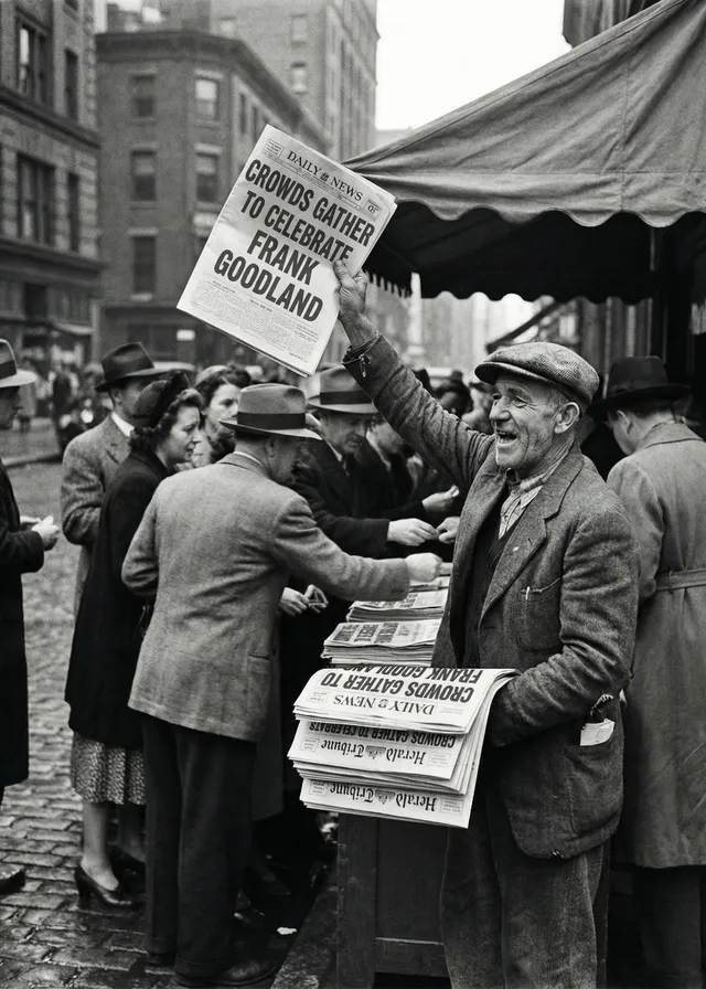Vintage Breaking News Headline