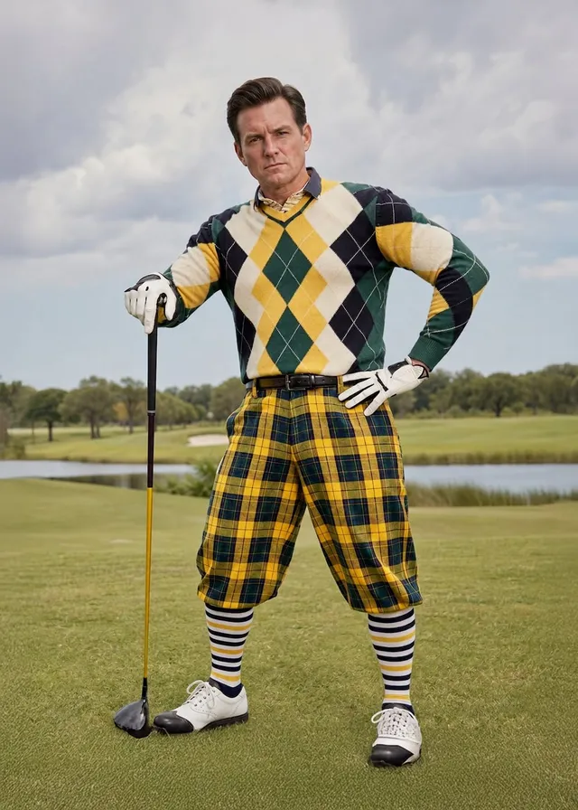 The Plaid Golfing Pro