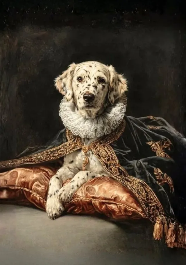 Noble Hound Court Portrait