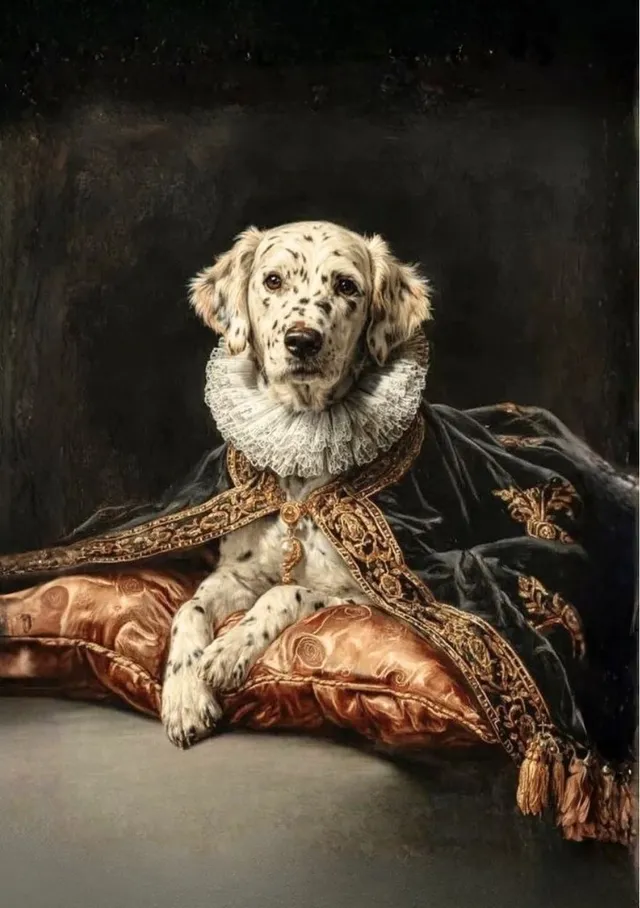 Noble Hound Court Portrait
