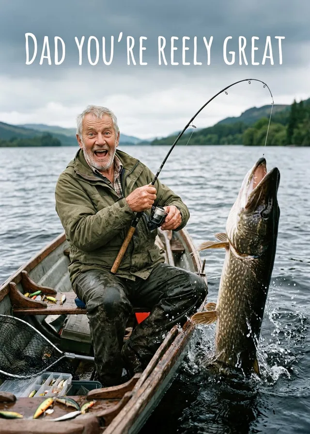 Reely Great Fishing Dad