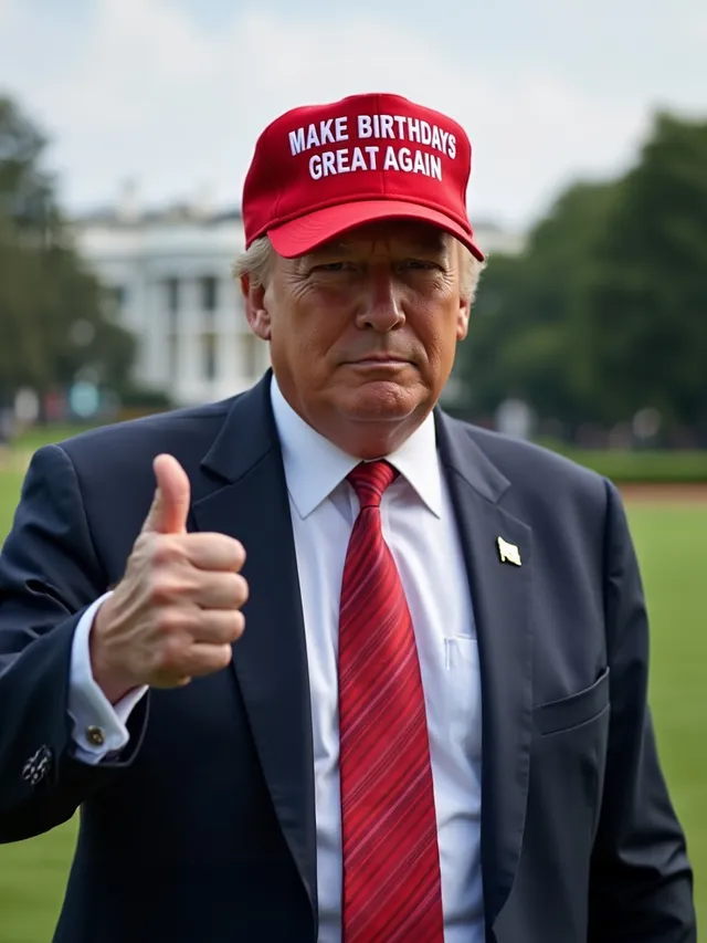 Make Birthdays Great Again Trump Birthday