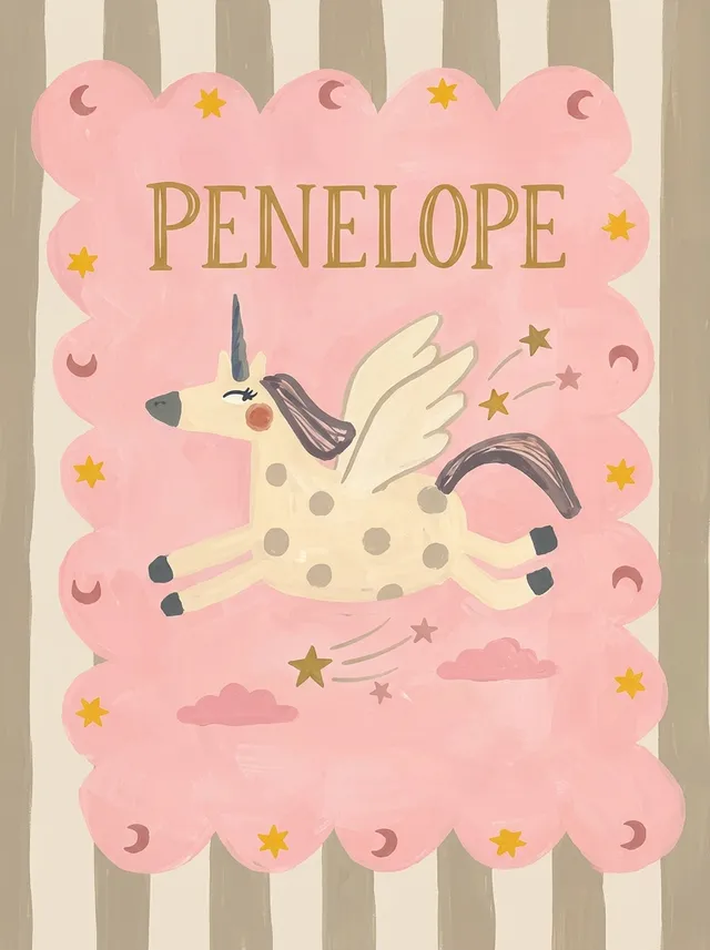 Magical Unicorn Name Design
