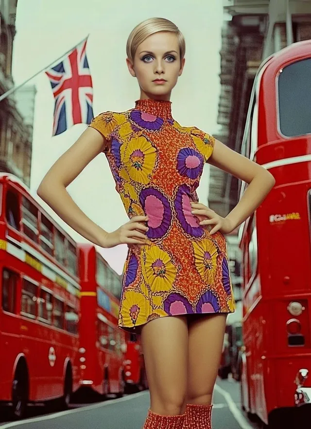 Twiggy Mod London Look