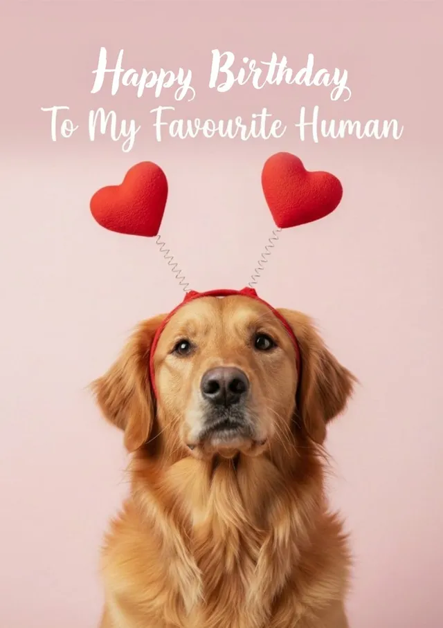 Birthday love pup