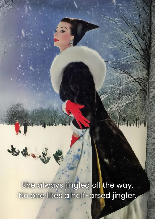 Cheeky Winter Glam Face Swap