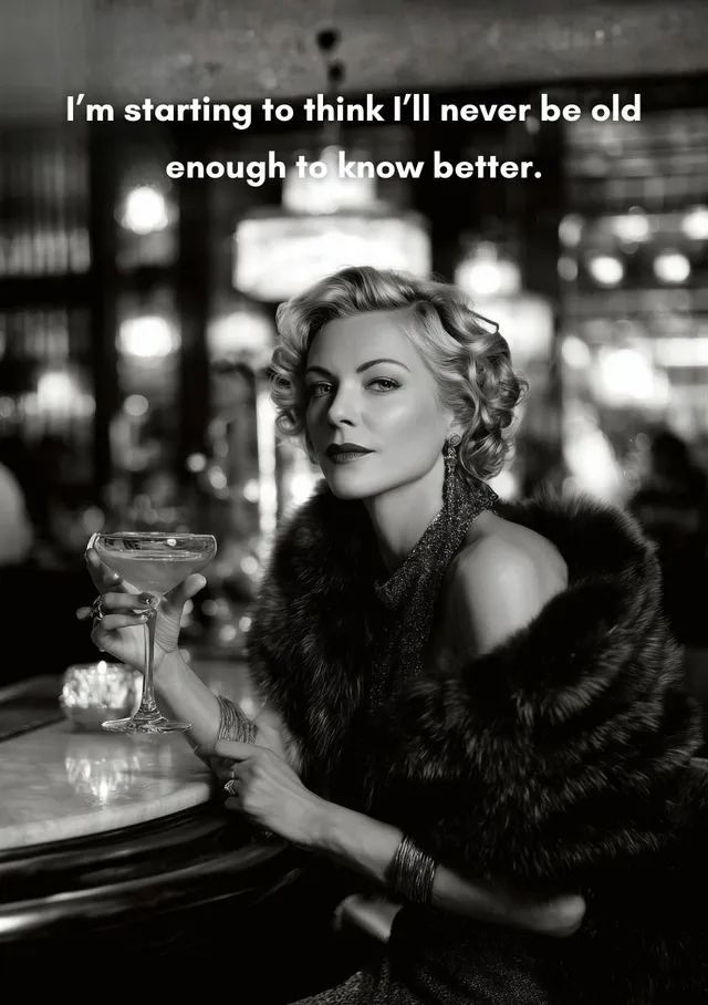 Vintage Cocktail Hour Glamour