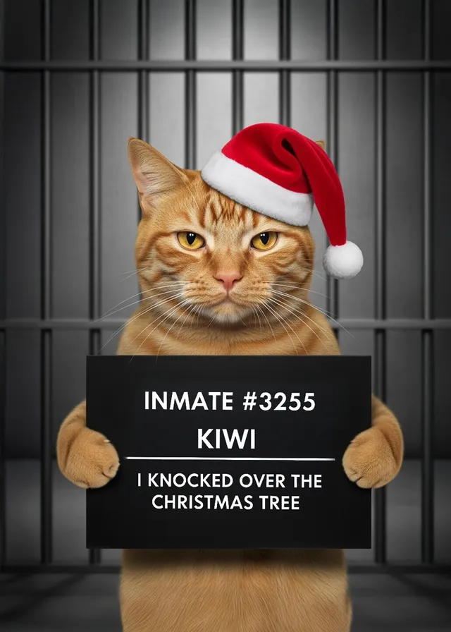 Festive Pet Mugshot