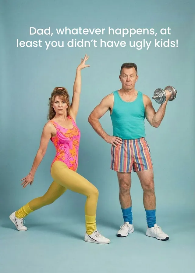 Dad's Retro Fitness Flex