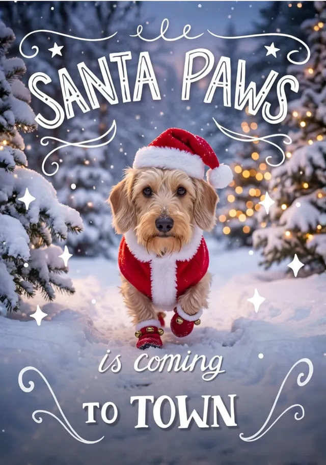 Santa Suit Snowy Stroll