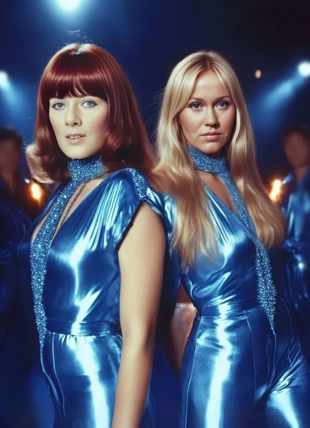 Shimmering Disco Duo