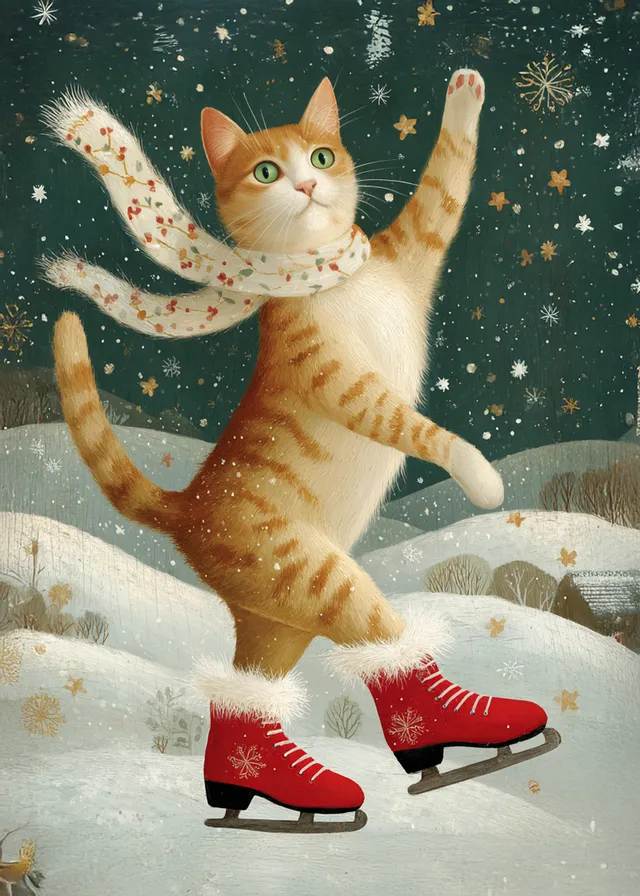 Snow Day Pet Skater