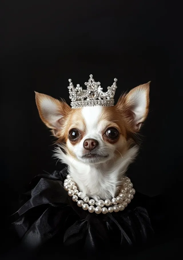 Tiny Royal Pet Portrait